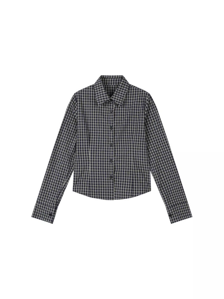 Academy Style Brown Sweater &amp; Check Shirt