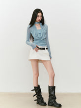 Casual Pencil Skirt with Double - Side Zippers - CHINASQUAD