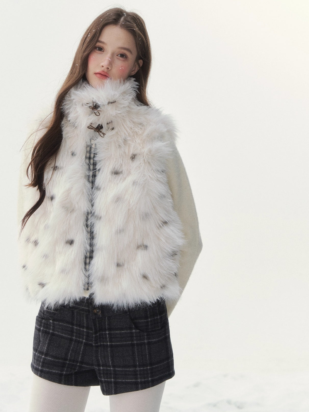 Reversible Fashion Faux Fur Jacket