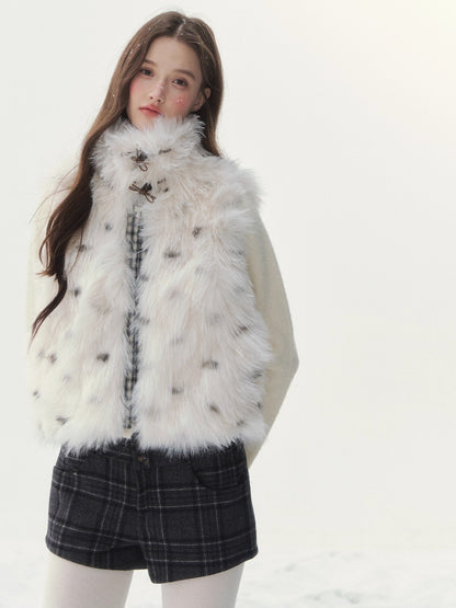 Reversible Fashion Faux Fur Jacket