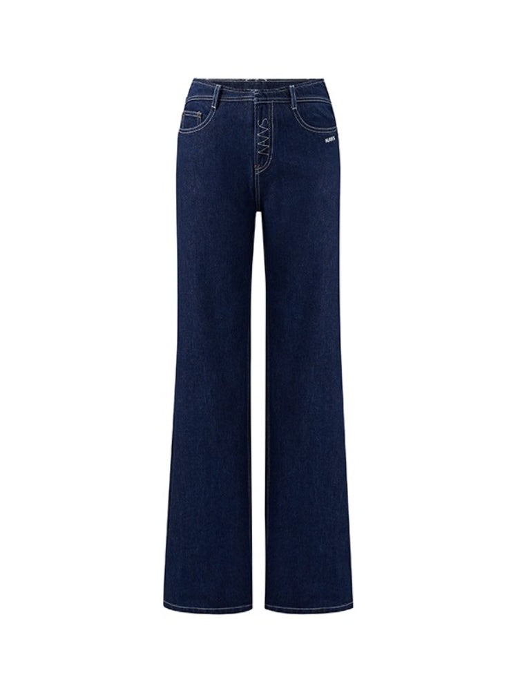 +5CM N4 Pro Raw Denim Mid-waist Jeans - CHINASQUAD