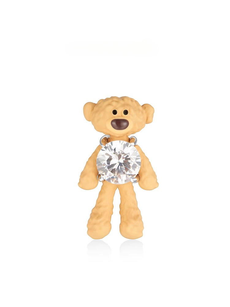 Zircon Mini Bear Ear Stud