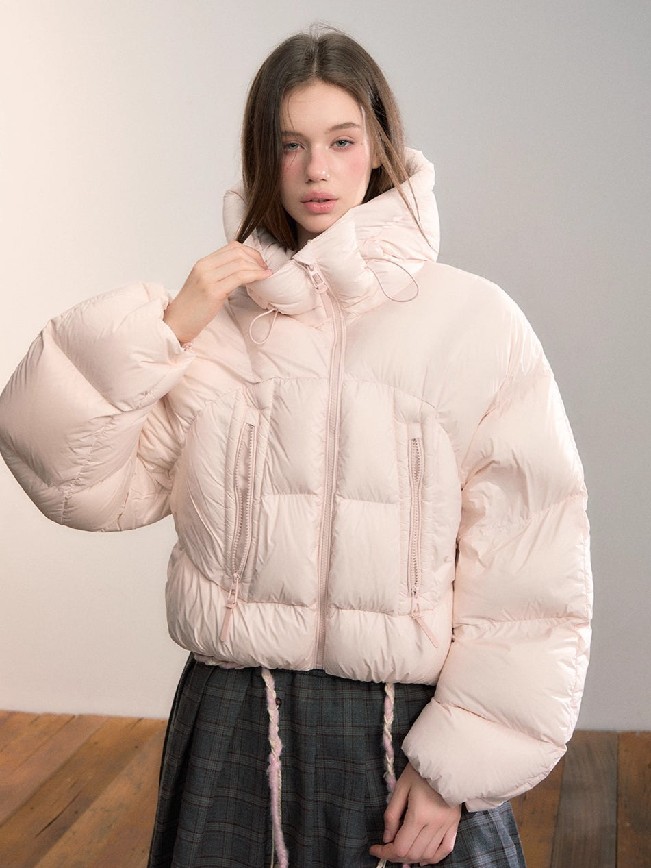 Pastel Cloud Puffer Down Jacket