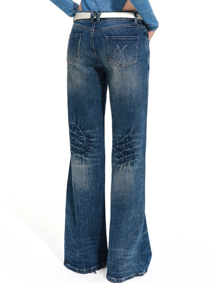 Sandstorm Washed Twill Flare Jeans