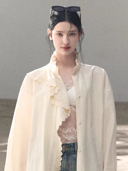 French Satin Lace Backless Camisole