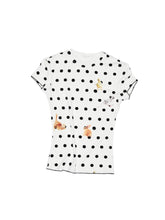 Cats & Dogs Love Polka Dot Print T-Shirt - CHINASQUAD