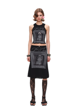 Vintage Frame Dog Print Tank & Midi Skirt Set 1Jinn Studio