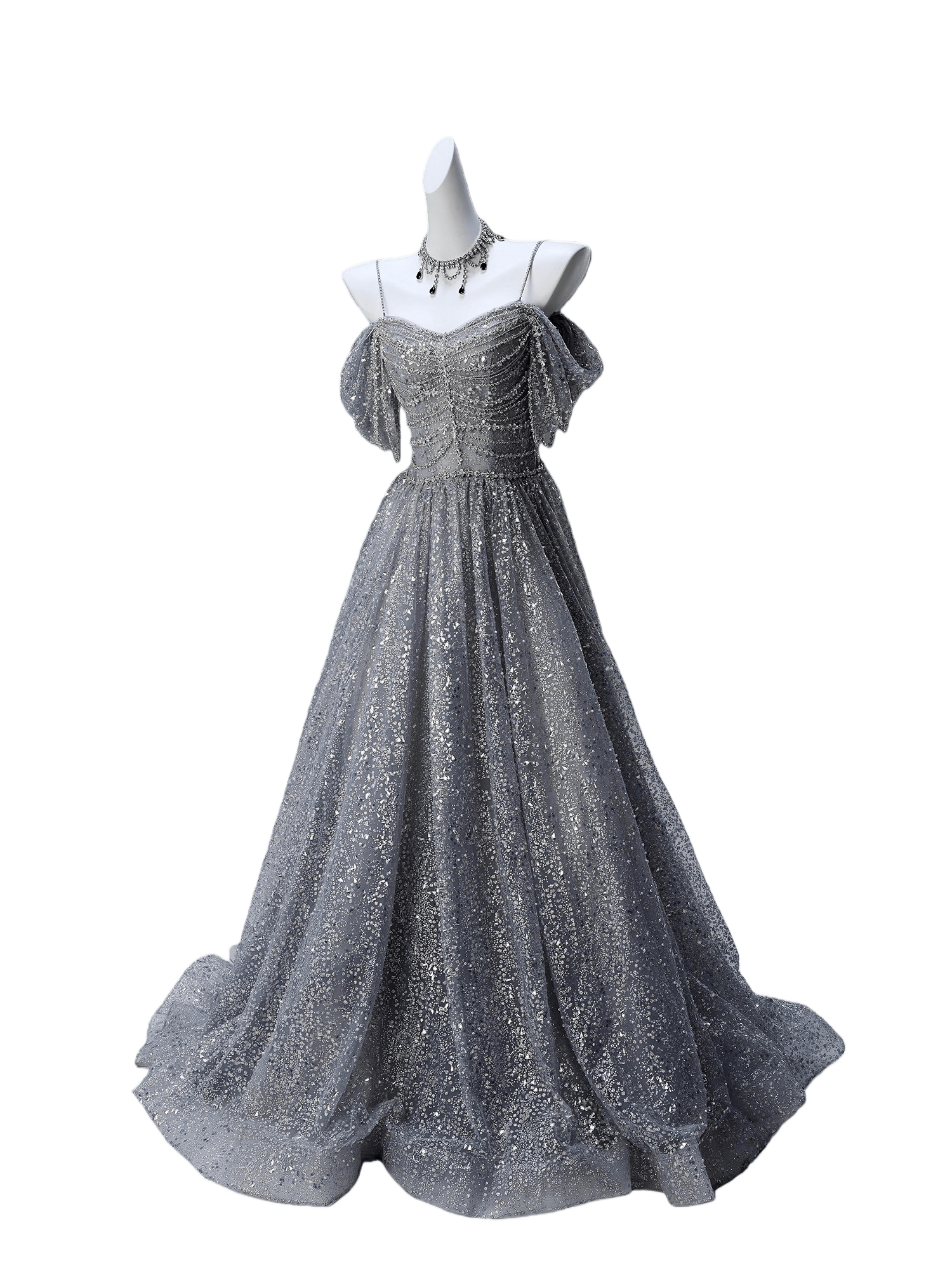 Eternal First-Light Glittering Couture Gown