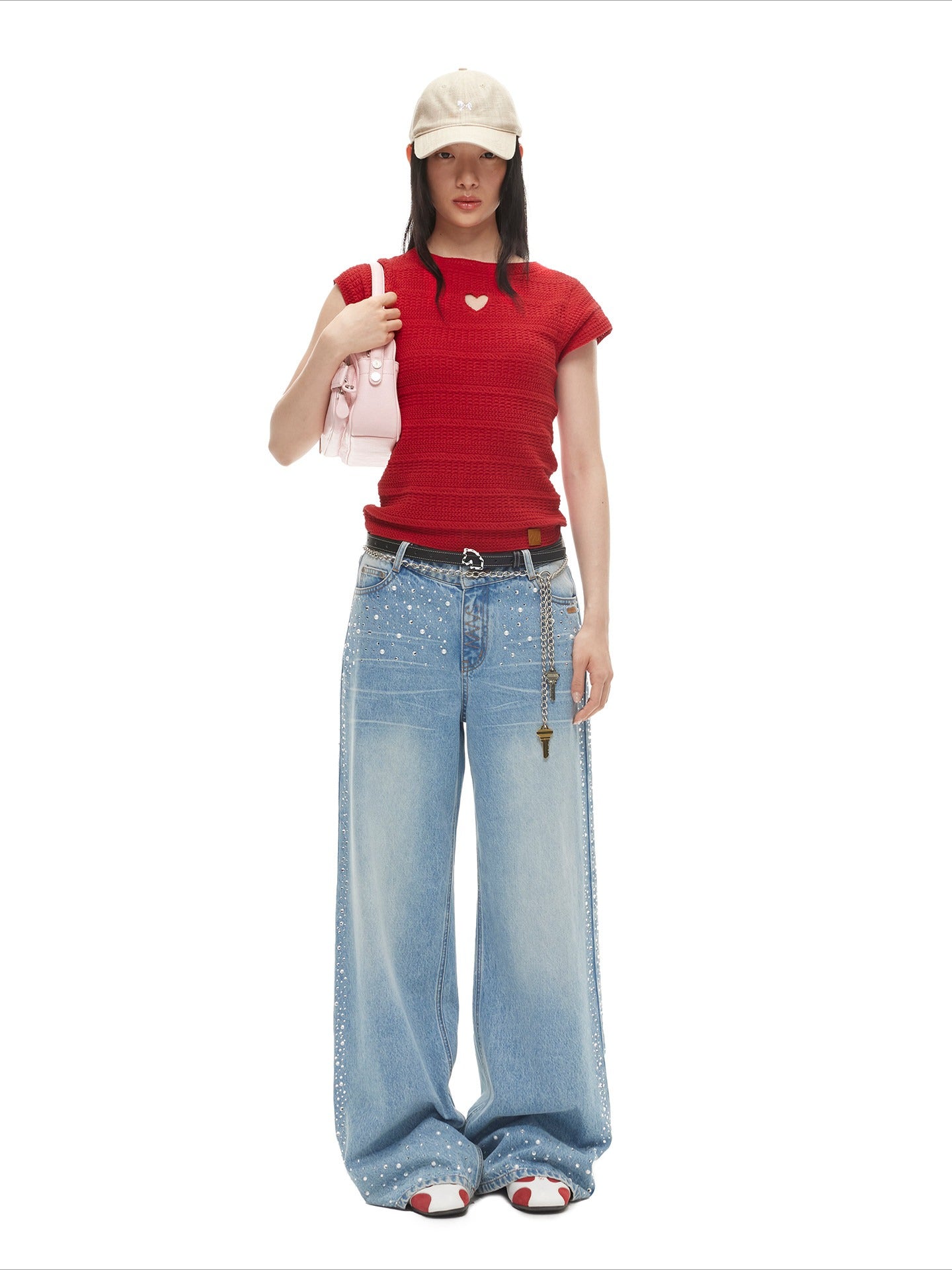 Montaigne Horseshoe Buckle Leather Belt