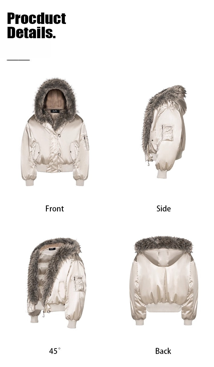 Hooded Oversized Padded Jacket