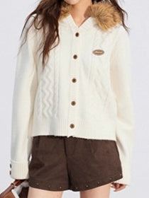 Studded Suede-Look High-Rise Shorts