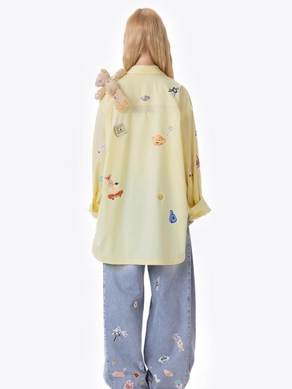 Bear Patch Longline Shirt