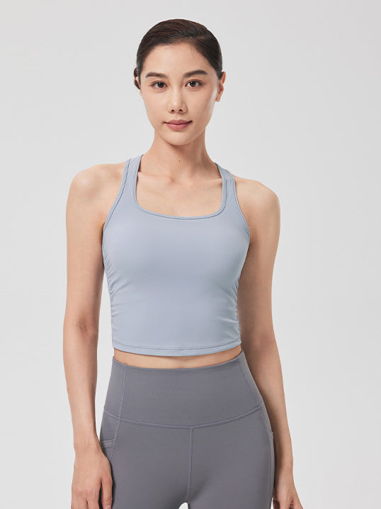 Yoga Tank with Integrated Cups