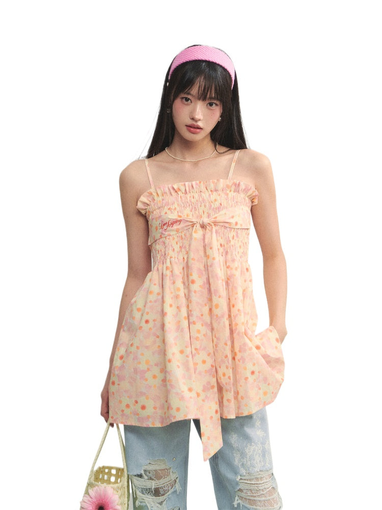 Printed Strappy Three-Way Strapless Camisole - CHINASQUAD