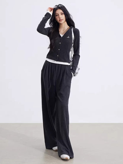 Layered Hooded Knit Set