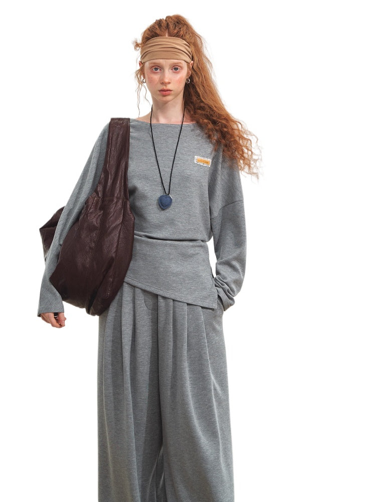 One-Shoulder Asymmetric T-Shirt
