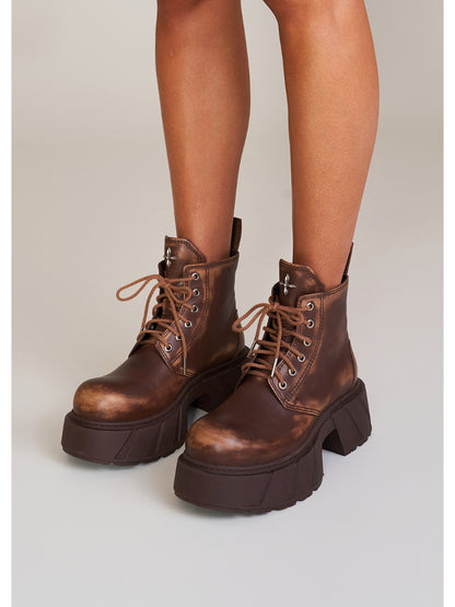 Future Mirage Leather Rider Boots Snow Mountain - CHINASQUAD