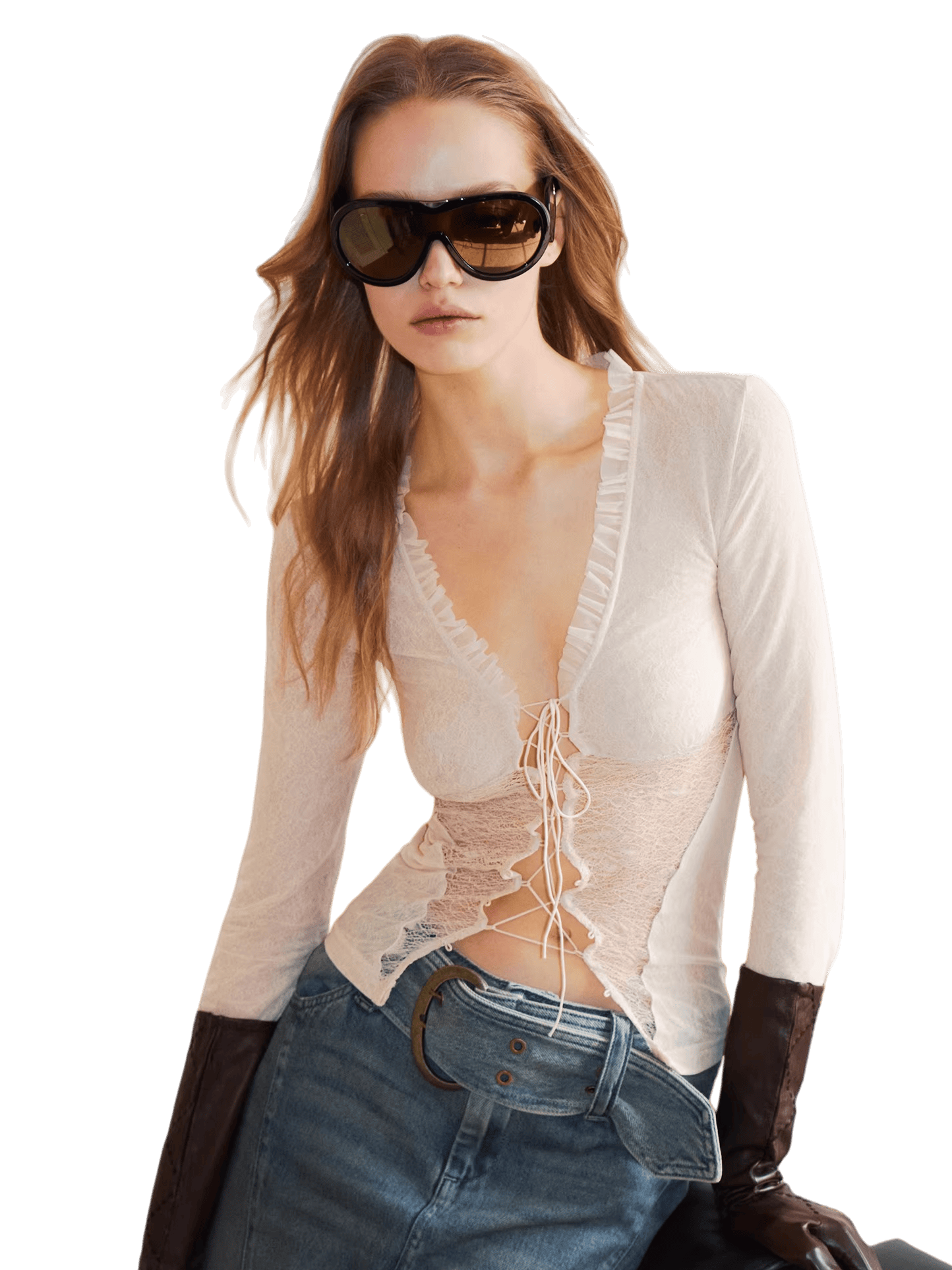 Mesh Panel Drawstring Base Layer