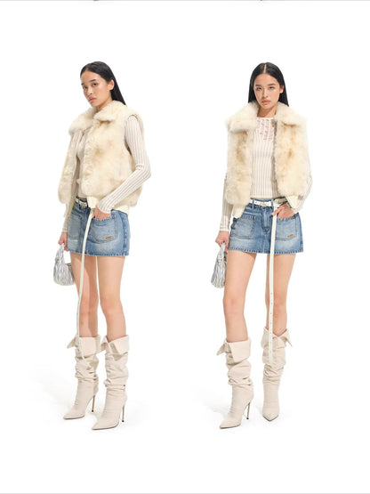 Blue Ridge V-Neck Fitted Knit Sweater