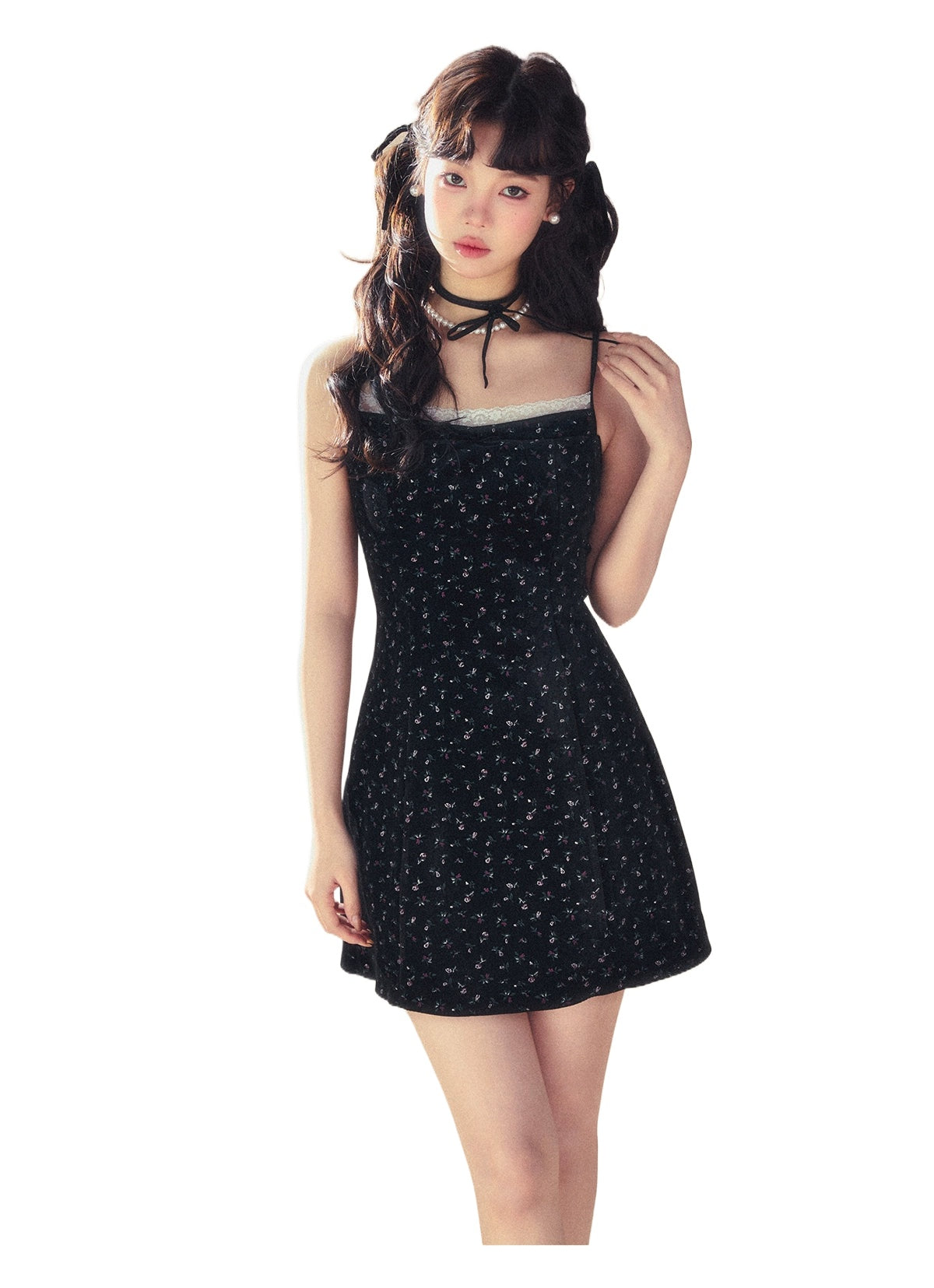 Lace Spaghetti Strap Dress