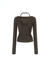 Fake Two-Piece Knit Long-Sleeve Blouse - CHINASQUAD