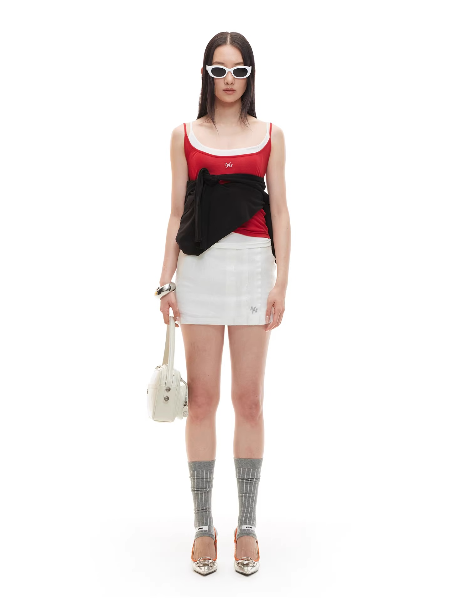 Lyocell Linen H-Line Mini Skirt