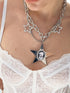 Sweet Punk Dog Star Charm Necklace - CHINASQUAD