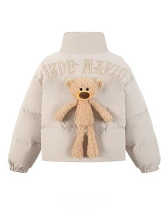Plush Doll Puffer Down Jacket