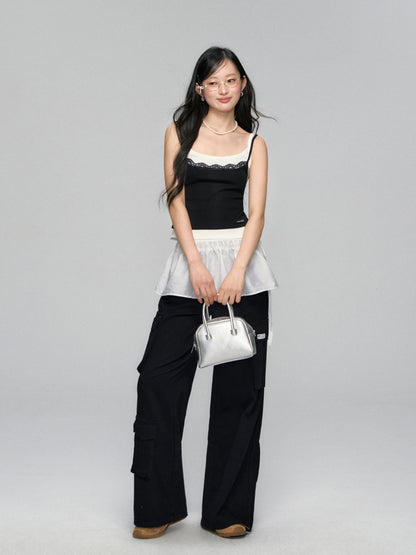 Lace-Trim Layered Camisole