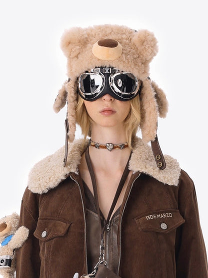 Vintage Aviator Earflap Winter Hat