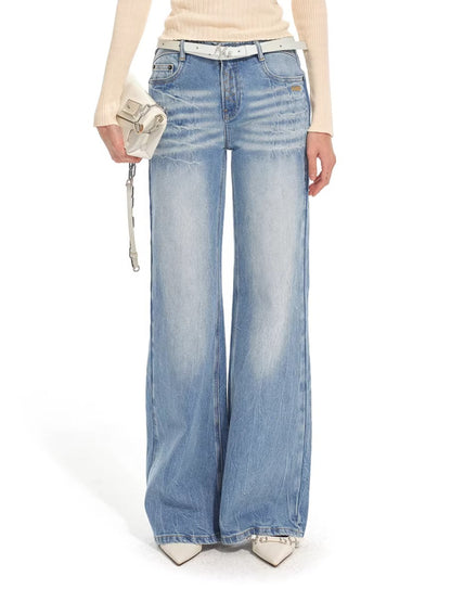 Proportion Straight-Leg Denim Pants