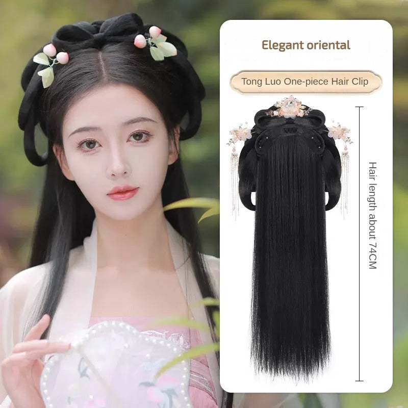铜落 TONG LUO One-piece Wig Hairpiece - CHINASQUAD
