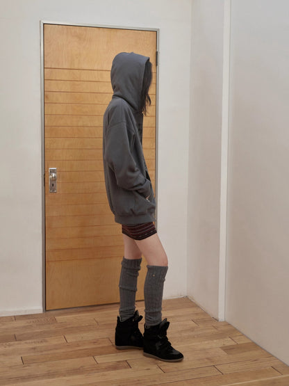 Cat Print Double-Zip Convertible Hoodie