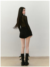 Chain Halter Draped Neck Fitted T-shirt - CHINASQUAD