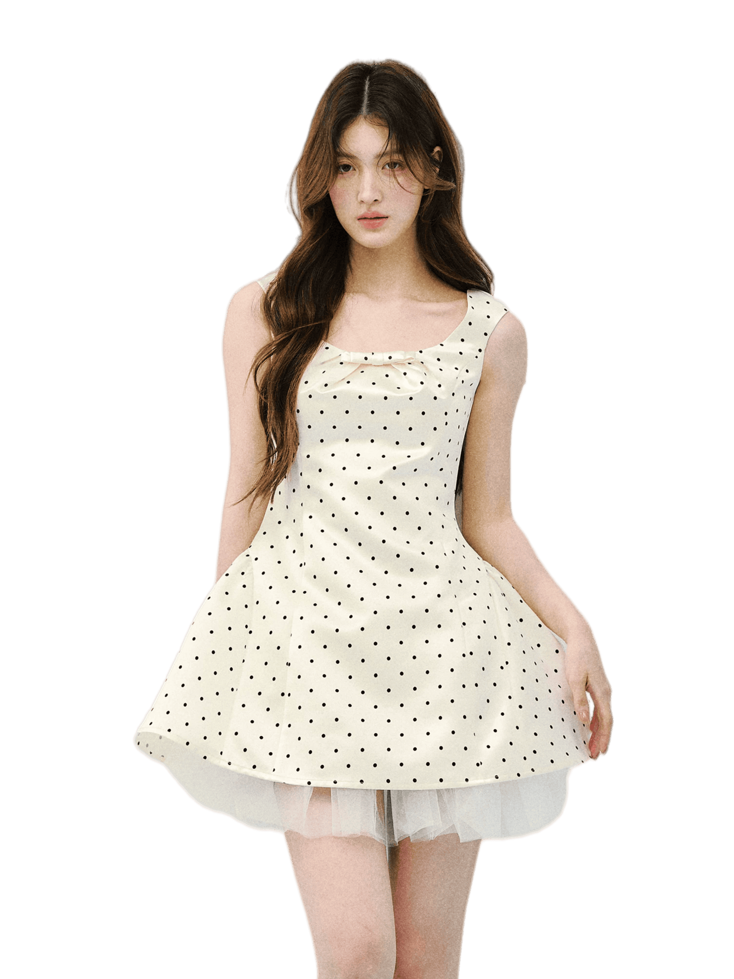 Blush Satin Princess Bubble Hem Dress