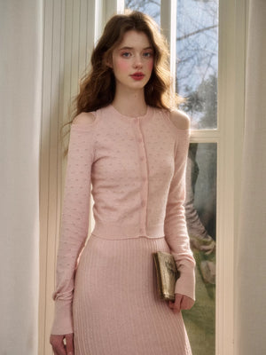 Pink Cardigan / S