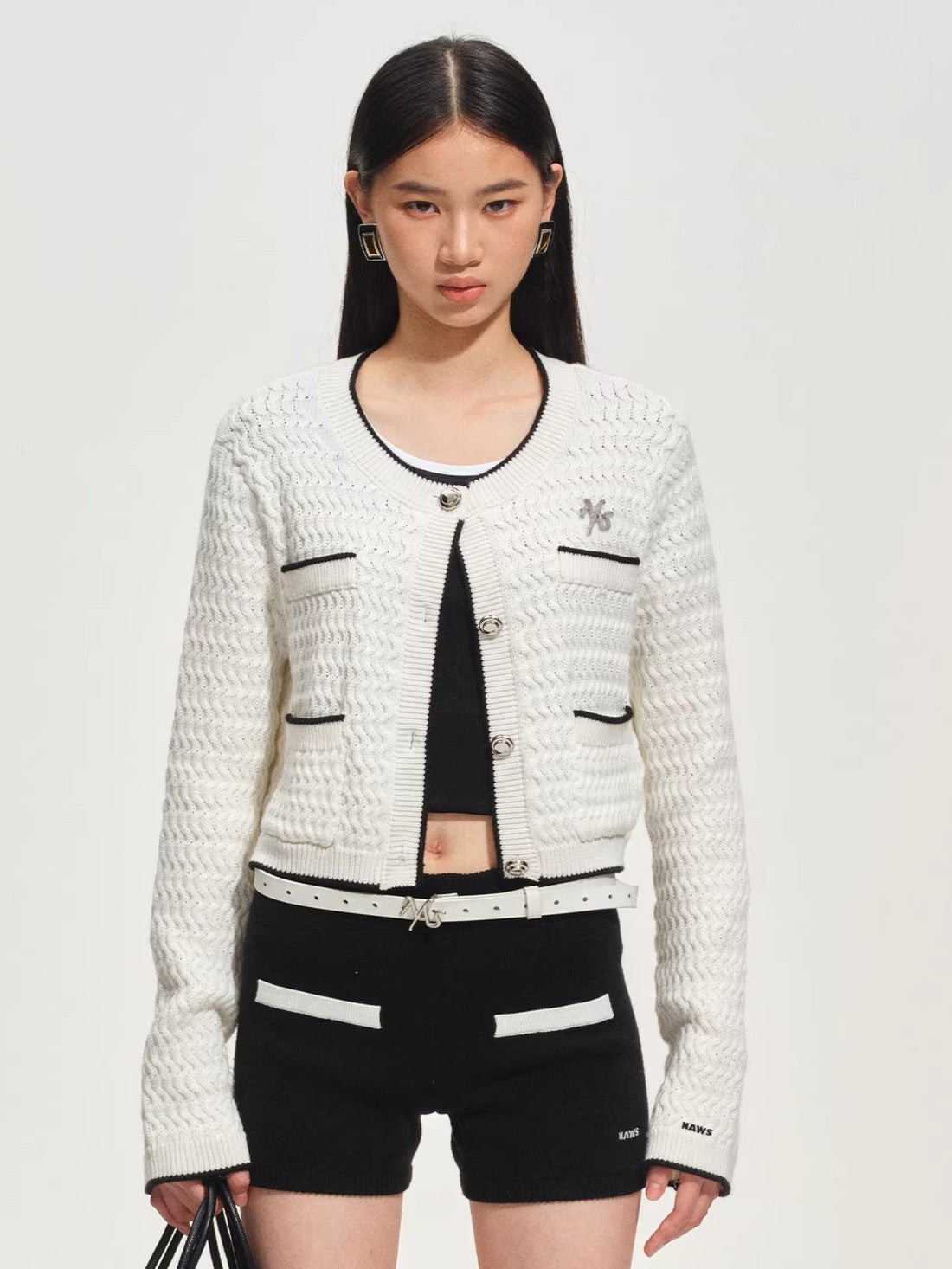 Straight-Leg Wool-Blend Casual Shorts