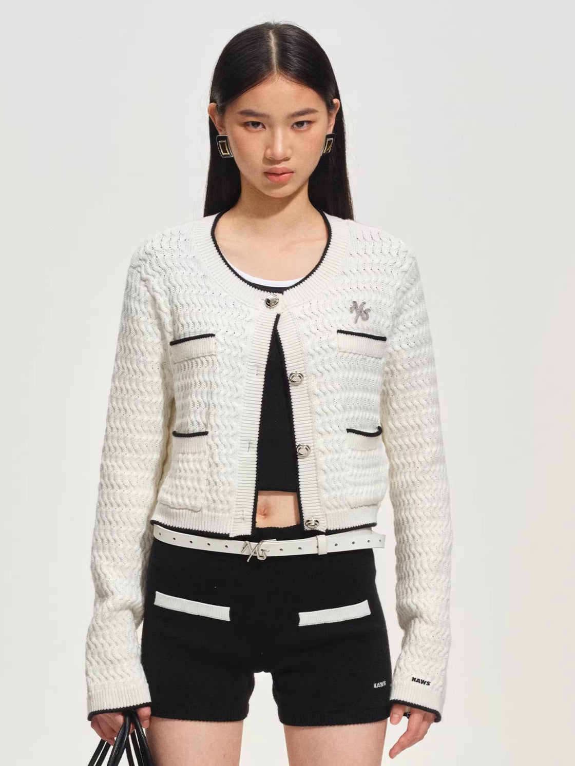 Straight-Leg Wool-Blend Casual Shorts