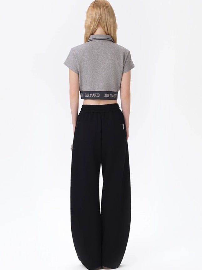 Curved Blade Relaxed Sweatpants