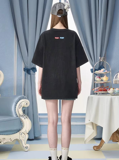 Graphic Cotton Oversized T-Shirt