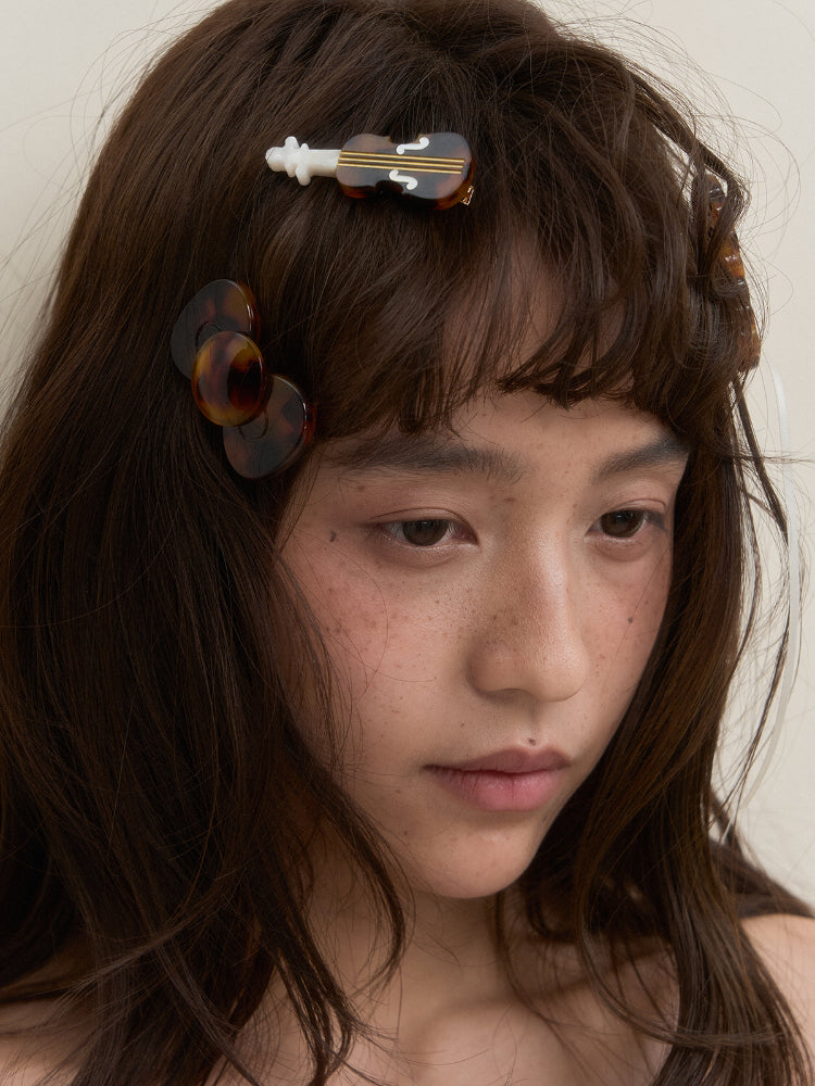 Tortoise Shell Acrylic Ballet Hairpin