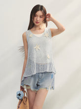 Pearl Crochet Hollow Vest Camisole - CHINASQUAD