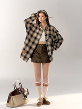 Black & Blue Vintage Plaid Shirt - CHINASQUAD