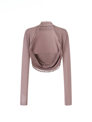 Purple Cardigan / S