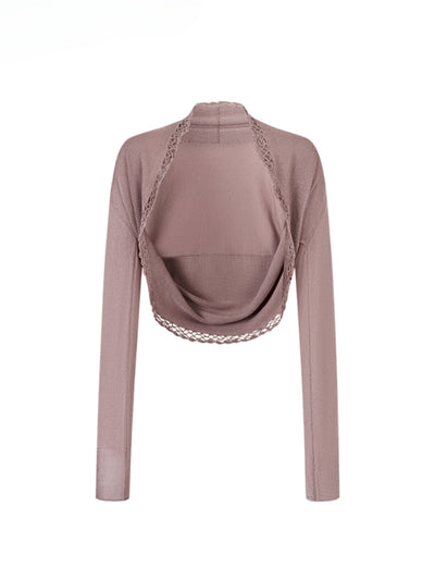 Purple Cardigan / S
