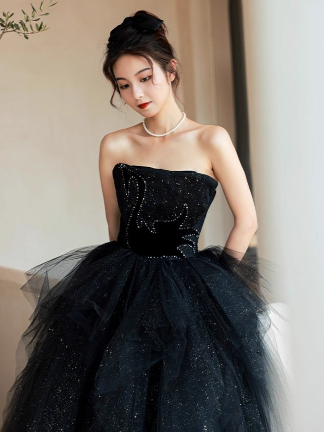 Black Swan Nocturne Tulle Couture Gown