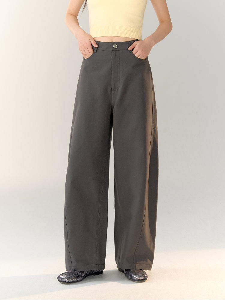 Versatile Simple Casual Wide-Leg Pants