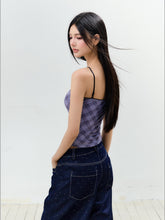 Color-Blocked Strap Bow-Knot Sling Vest - CHINASQUAD