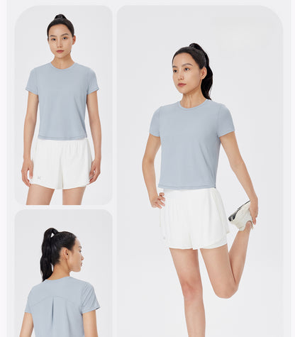 Round-neck Loose Quick-dry Fitness Shirt