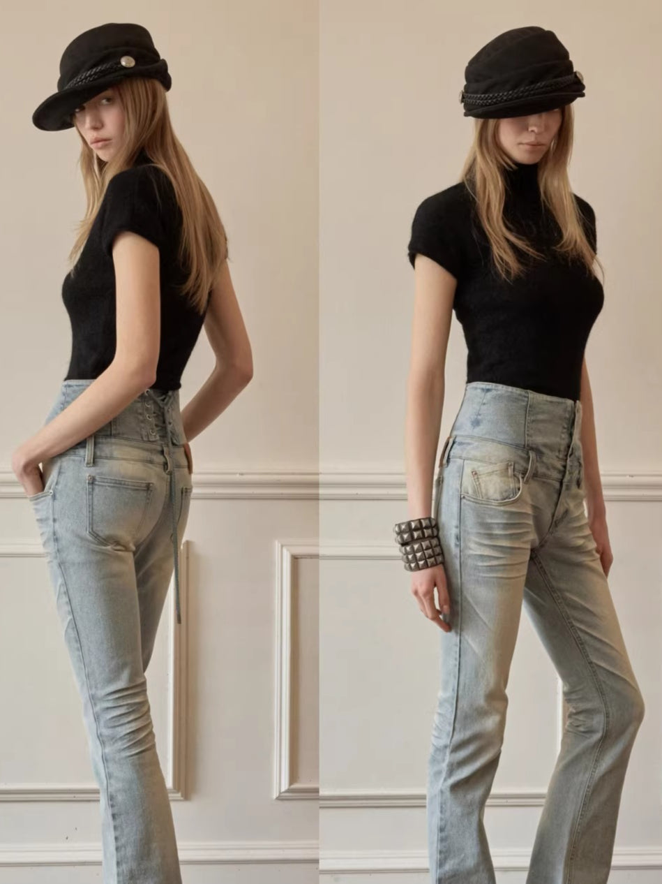 Sequin-Embroidered Mock-Neck Knit Turtleneck